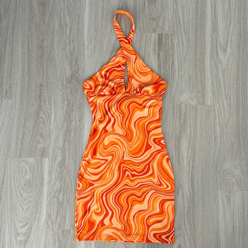 Divided Halter Dress